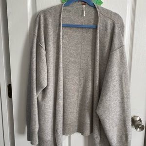 Free People school boy cashmere cardigan